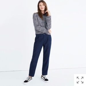 NWT Madewell Pinstripe Trouser Size Sm